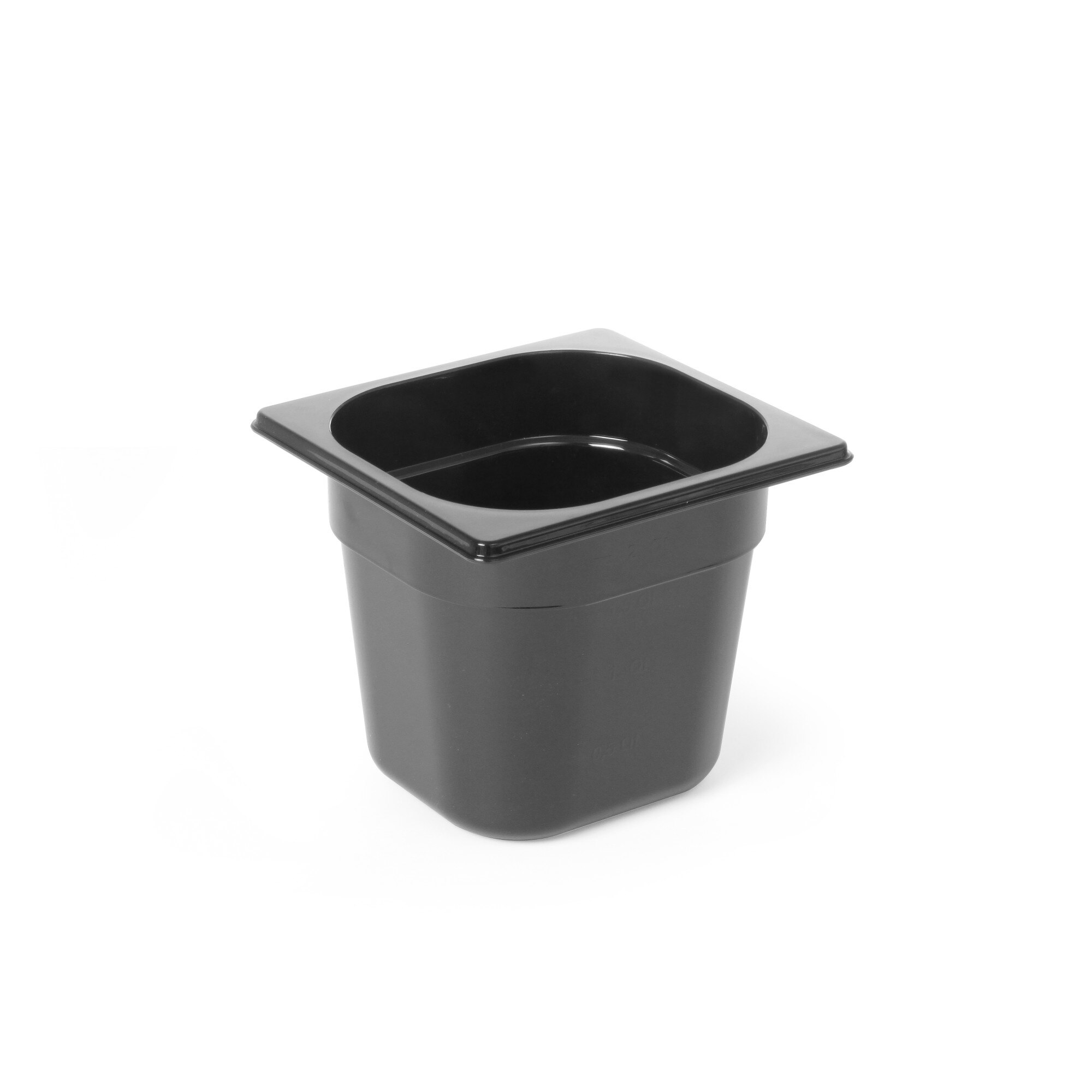Tava Hendi Gastronorm GN 1/6 150 mm 2.4 lt - policarbonat negru